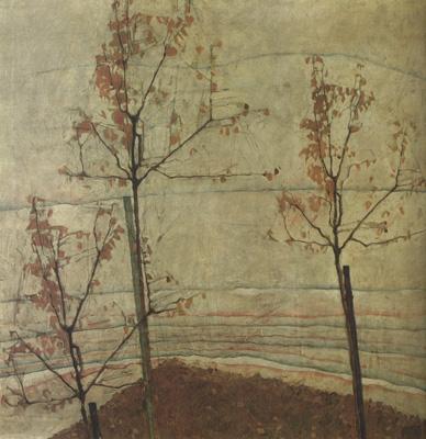 Egon Schiele Autumn Trees Germany oil painting art